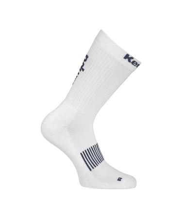 Kempa Unisex Logo Classic Socks Sports Socks 36-40 White/Navy