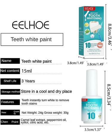Uptight White Teeth Whitening Paint - Instant Tooth Polish for Easy Application (1 Pack) - Buy Online on GoSupps.com