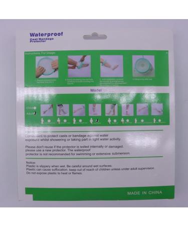 Yeloumiss Waterproof Shower Leg Protector | Adult Plaster Protection for Toes Ankles Feet and Knees | Keep Casts and Bandages Dry - Buy Online on GoSupps.com