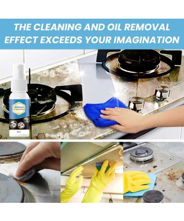 Grease Cleaner Heavy Duty For Kitchen | 30ml Oven Stain Cleaning Spray - Multifunctional Kitchen Tools For Hoods Grills Sinks Exhaust Fans Cabinets Hondony - Buy Online on GoSupps.com