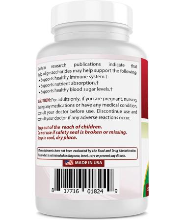 Best Naturals Prebiotics Fiber XOS (Xylo Oligosaccharide) 1400mg Serving 120 Veg Capsules 120 Count (Pack of 1) - Buy Online on GoSupps.com