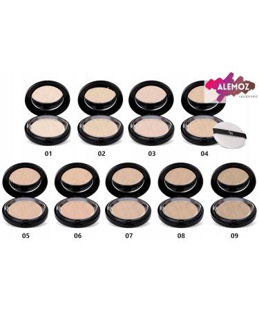 Golden Rose Compact Powder Longstay No. 6 Light Beige - Long-Lasting Makeup for All Skin Types - International Shipping Available - Buy Online on GoSupps.com