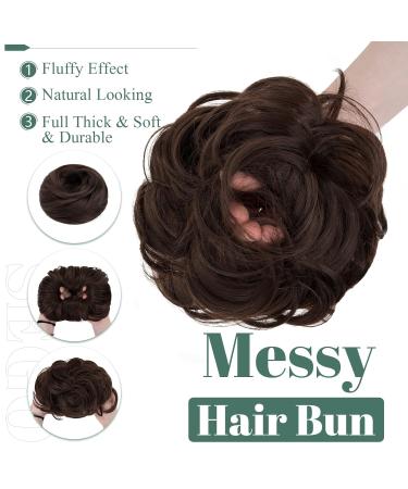 Sego Large Hair Part with Rubber Band - Medium Brown Hair Tie for Ponytails Buns & Braids | Lightweight Hair Extensions for Women (55g) - Buy Online on GoSupps.com
