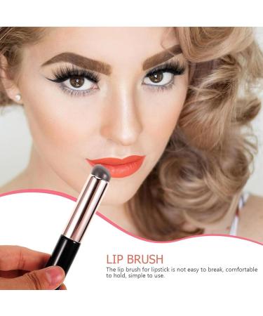 JYTDBCS Q Soft Mini Mini with cover small silicone round lip brush Portable lipstick smudging short handle multi-functional concealer makeup brush small silicone lip brush - Buy Online on GoSupps.com