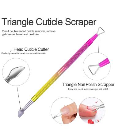 Nail Polish Remover Set | Quicker Gel Polish Remover with Buffer & Cuticle Pusher | DIY Home Manicure in 2-5 Minutes - Buy Online on GoSupps.com