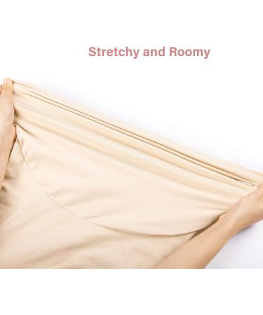 Gratlin Seamless Pregnancy Shapewear High Waist Shorts Mid-Thigh Underwear M Beige - Buy Online on GoSupps.com