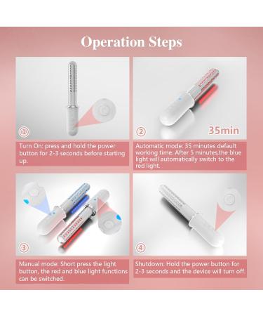 Vaginal Rejuvenation Wand | Red & Blue LED Light Therapy Device for Women - Enhance Intimacy & Wellness - Buy Online on GoSupps.com