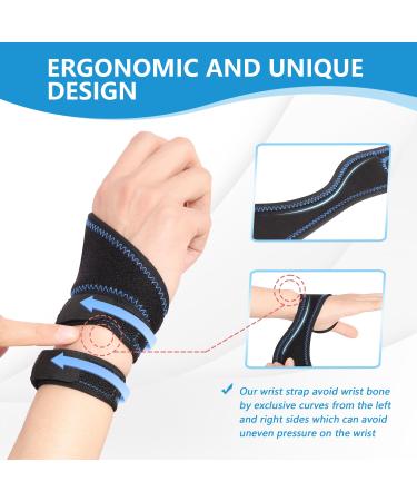 Adjustable Wrist Brace for TFCC Tears - Support for Triangular Fibrocartilage Injury | One Size Fits Most - Left Hand & Wrist - Buy Online on GoSupps.com