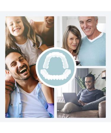 Buy 2 Pair Brightening Dentures - Cosmetic Veneers Teeth Set for Men & Women - Fake Teeth & Braces for Instant Smile Makeover - Buy Online on GoSupps.com