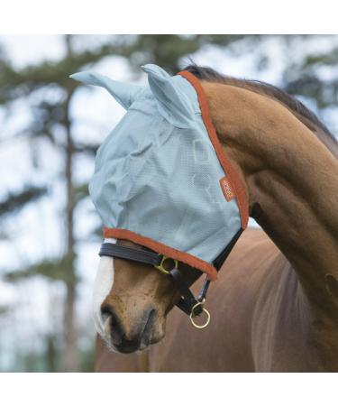 Horseware Amigo Flymask Fly Mask Aqua Orange Small Pony