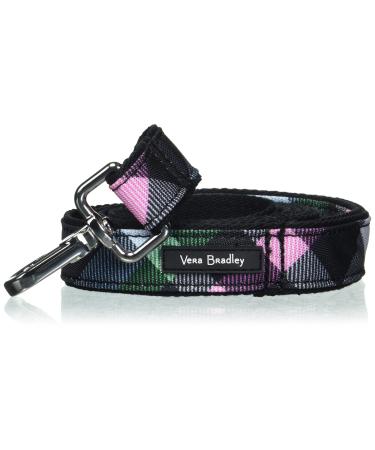 Vera Bradley Recycled Lighten Up Water-Repellent Pet Leash Medium Ribbons Plaid