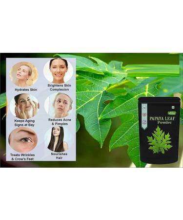 Papaya Leaf Powder - 500 GM - Buy Online on GoSupps.com