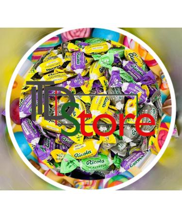 Itdstore - Ricola Bulk candies with herbs without sugar in different tastes - 1 kg jar (ASSORTED TASTES)