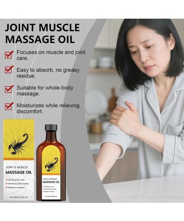  JINGLING JINGLING Joint Relief Oil for Knees 100 ml Natural Bone Care with Deep Penetrating Effect Muscle Relaxing Oil for Men and Women Athletes Knees Hands - Buy Online on GoSupps.com