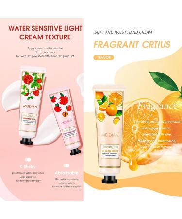 5-piece hand cream set fruit and plant extract moisturizing hand cream anti-crack hydrating hand cream refreshing and not greasy smoothing skin and removing roughness - Buy Online on GoSupps.com