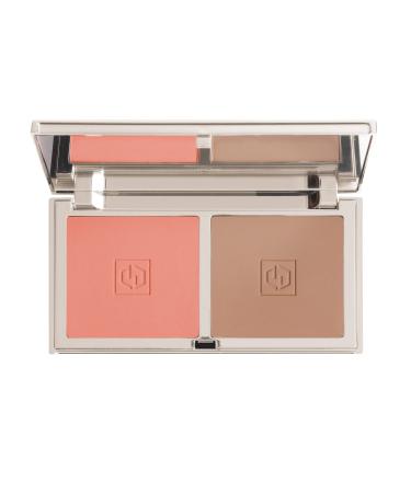 Jouer Les Brights! Blush & Bronze Powder Duos - 2 Shade Blush & Bronzer Palette - High Pigment Powder - Beauty Cosmetics - Vitamin E  Vegan  Paraben  Gluten  & Cruelty Free Warm