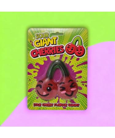 Giant Cherry Flavour Gummy Novelty Sweets Jelly 100gram (Giant Cherry) - Buy Online on GoSupps.com