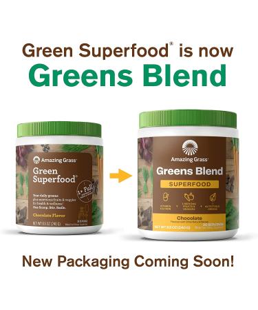 Amazing Grass Green Superfood Chocolate 28.2 oz | Nutrient-Rich Superfood Powder - Buy Online on GoSupps.com