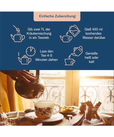 Monte Nativo Detox Natural Defense Tea - Loose Herbal Blend with Yerba Mate Oolong Guarana & Goji Berries - 160g for Hot & Iced Detoxification - 30 Days of Puretox - Buy Online on GoSupps.com