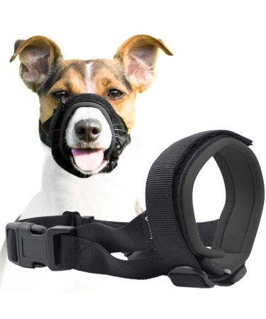 Gentle Muzzle Guard for Dogs - Prevents Biting and Unwanted Chewing Safely New Secure Comfort Fit - Soft Neoprene Padding No More Chafing Training Guide Helps Build Bonds with Pet (Grey L) L (Pack of 1) Grey - Buy Online on GoSupps.com