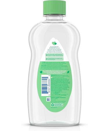 Johnson's Baby Oil with Aloe Vera & Vitamin E, 14 fl. oz - Pack of 6 | Hypoallergenic, Prevents Moisture Loss - Buy Online on GoSupps.com
