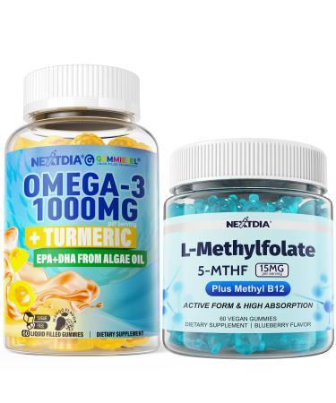 Omega-3 + Turmeric L-MethylFolate Gummies