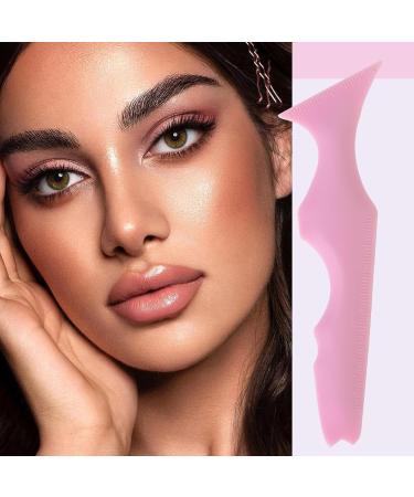 Makeup Aid Tool | Reusable Silicone Winged Tip - Eye Liner Shadow Guide Template Multi-Functional Lazy Quick Makeup Tool Tmay Pink - Buy Online on GoSupps.com