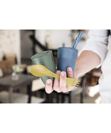 Light My Fire Camping Spork - Reusable 3-in-1 Cutlery Combo - BPA-Free Bio-Based Plastic - Misty Purple - Buy Online on GoSupps.com