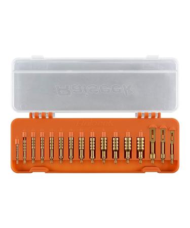 Raiseek Gun Cleaning Jags Slotted Tip Patch Holder Kit for Handgun Rifle .17 .22/.223 .30 .357 .40 .45 Cal 5.56MM 7.62MM 9MM