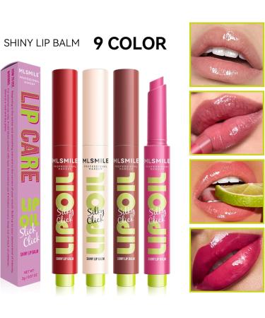 Tinted Lip Balm Hydrating Coloured lip Balms Natural Glossy Finish long Lasting Moisturizing Lip Care Balm Repairing Lip Lines And Prevents Dry Cracked Pressed Lip Balm (02#) - Buy Online on GoSupps.com