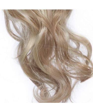 SEGO 24" Inch Ponytail Hair Extension Clip In With Jaw/Claw - Sandy Blonde & Bleach Blonde - Synthetic Hairpieces Curly Ponytail Extension - Buy Online on GoSupps.com