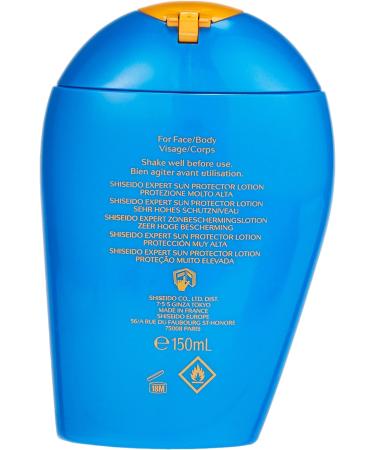 Shiseido Expert Sun Protector Lotion with SPF50+ 150 ml - Buy Online on GoSupps.com