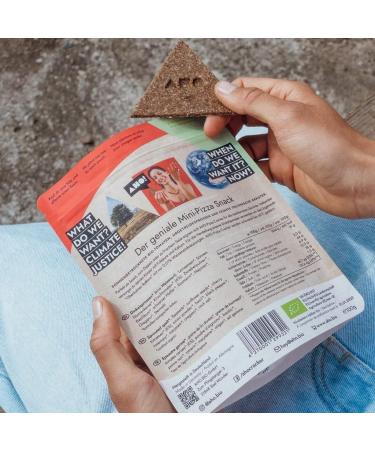 AHO Spelt Pizza Cracker from organic spelt | Raw spelt cracker from German organic farming | Superfood | 100% organic vegan raw | Plastic-free packaging (100 g) - Buy Online on GoSupps.com