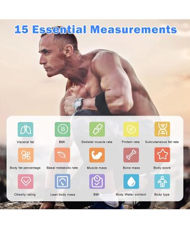 Smart Bluetooth Body Weight Scale with Health Analyzer - 400lb Capacity - Buy Online on GoSupps.com