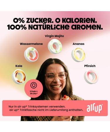  AIR UP air up Pack of 5 Fantastic Flips flavor capsules - For Air up bottles - Makes 25 liters of sugar-free flavored water - K - Buy Online on GoSupps.com