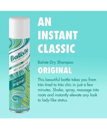 Batiste Dry Shampoo Original - Refresh Hair & Absorb Oil Waterless 6.35 OZ - International Shipping Available - Buy Online on GoSupps.com