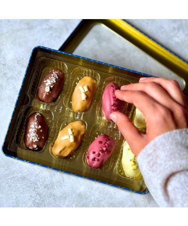 Peacock Supplies Lot de 8 bo tes en tain de luxe pour dattes au chocolat - Buy Online on GoSupps.com