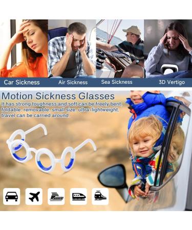 QYLPZ Motion Sickness Glasses - Nausea Relief for Car, Air, and Sea Sickness in Kids and Adults - Buy Online on GoSupps.com