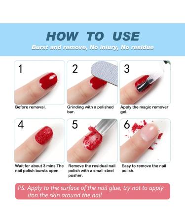 Gel Nail Polish Remover kit - Buy Online on GoSupps.com