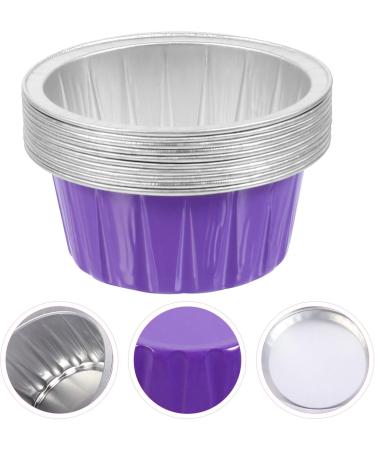 HOMSFOU 30 PCS Melting Wax Tool - Purple Aluminum Foil Heating Bowls (6.3x6.3cm) for Candle Making & DIY Crafts - International Shipping Available - Buy Online on GoSupps.com
