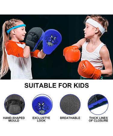 Kids Boxing Focus Punching Mitts for MMA Muay Thai Kickboxing - Karate Training Gear - Buy Online on GoSupps.com