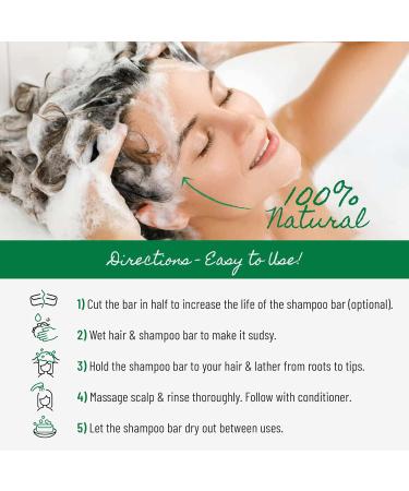 Buy NATURE'S APOTHECARY Lavender Solid All-Natural Shampoo Bar - Eco-Friendly Vegan Hair Care Handmade in USA Sulfate Free Cruelty Free 5 oz for All Hair Types - Buy Online on GoSupps.com