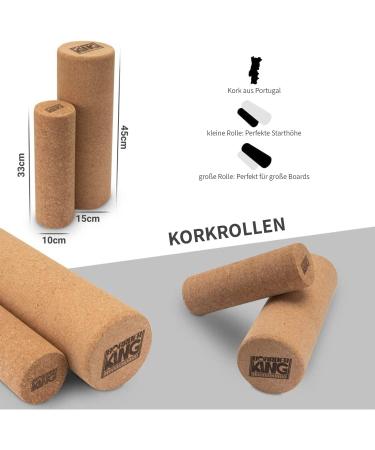 Boarderking Core Roll - 100mm x 33cm Fascia Massage Roller for Balance Boards | Indoor Fitness Accessories - Buy Online on GoSupps.com