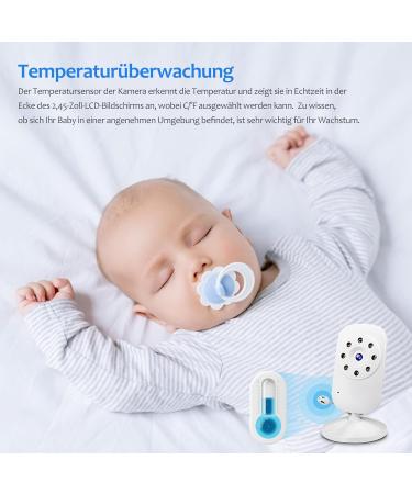 NWOUIIAY Baby Phone Monitor - 2.4GHz HD Camera with Night Vision & Intercom | Best International Shipping - Buy Online on GoSupps.com