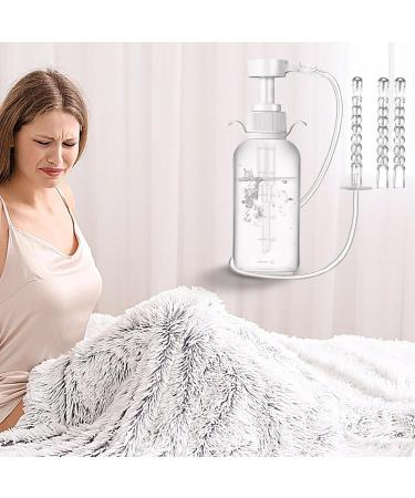  Krmoau Vaginal douche | 300 ml douche with refillable bottle | Gentle and refillable rinse for postpartum care hygiene showering toileting bathroom - Buy Online on GoSupps.com