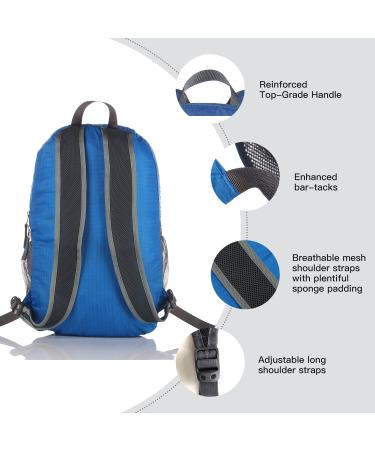 Outlander Packable Lightweight Travel Hiking Backpack - Dark Blue - 33L - Buy Online on GoSupps.com