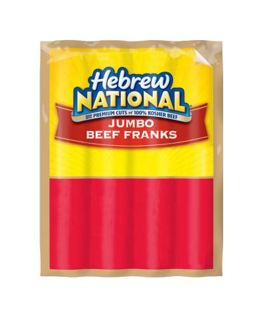 Hebrew National Jumbo Beef Franks, 12 oz, 4 ct