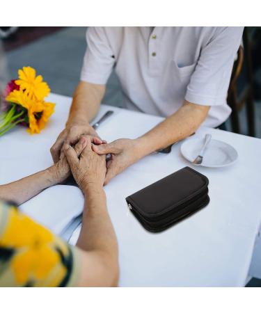 Healifty Insulin Travel Case Bag - Portable Pu Leather Storage Pouch - Buy Online on GoSupps.com