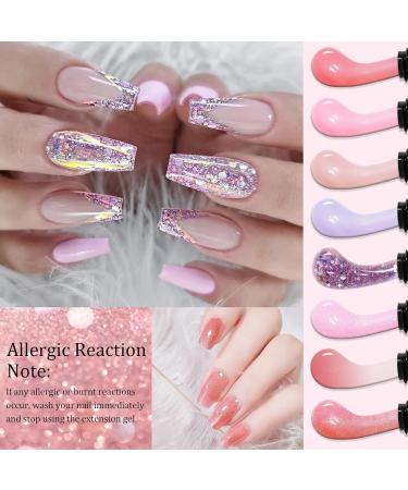 TopDirect Poly Nail Gel Set - 8*15 ml Poly Gel Colors with White & Pink Liner Gel, Builder Gel, 100 False Nail Tips, Base & Top Coat, Slip Solution, Manicure Tools - Perfect Gift for Women - Mix-2 - Buy Online on GoSupps.com