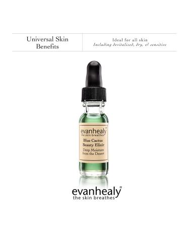 evanhealy Blue Cactus Beauty Elixir | Organic Jojoba & Prickly Pear Oils | Soothing & Illuminating Serum for All Skin Types - Buy Online on GoSupps.com